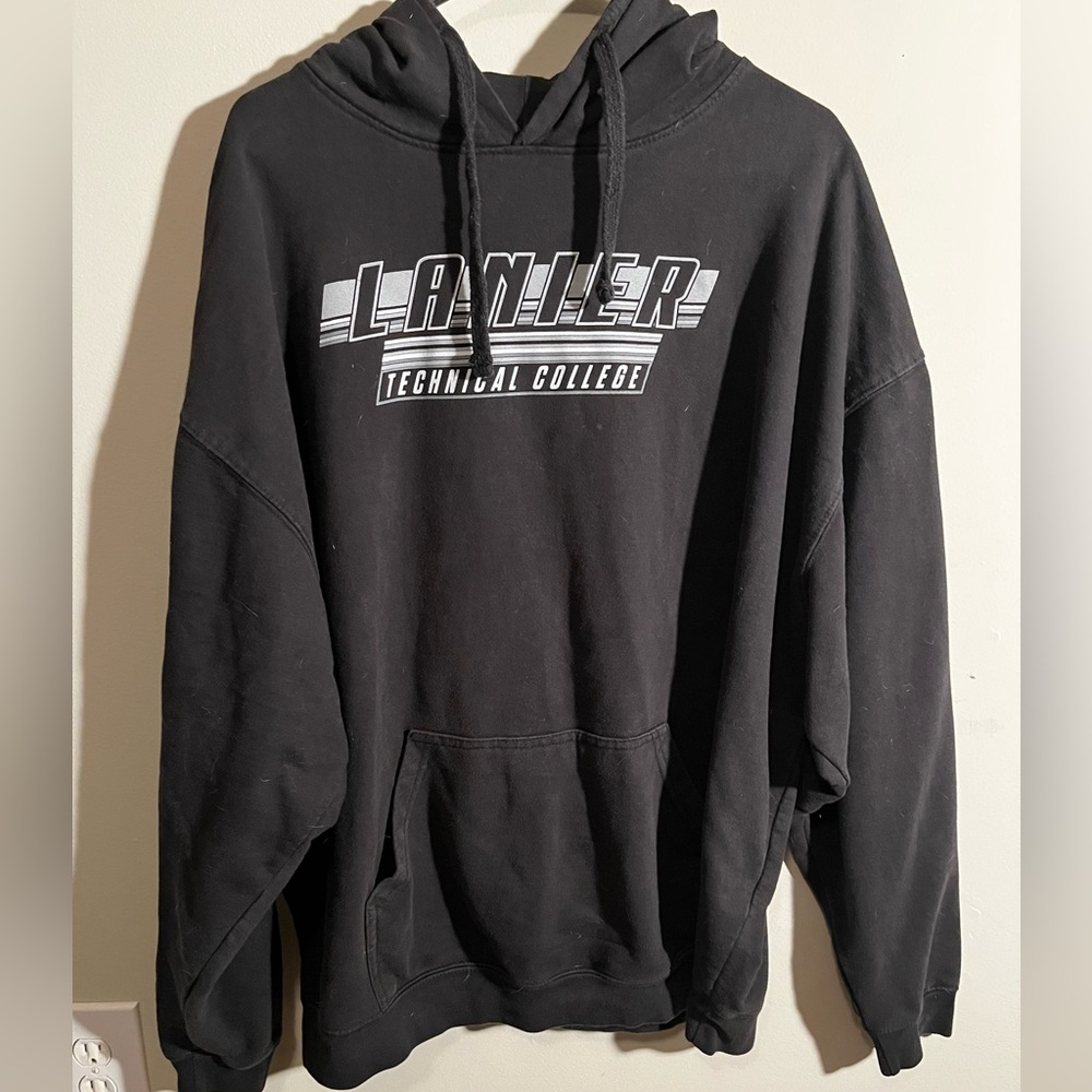 Black Lanier Technical College Hoodie